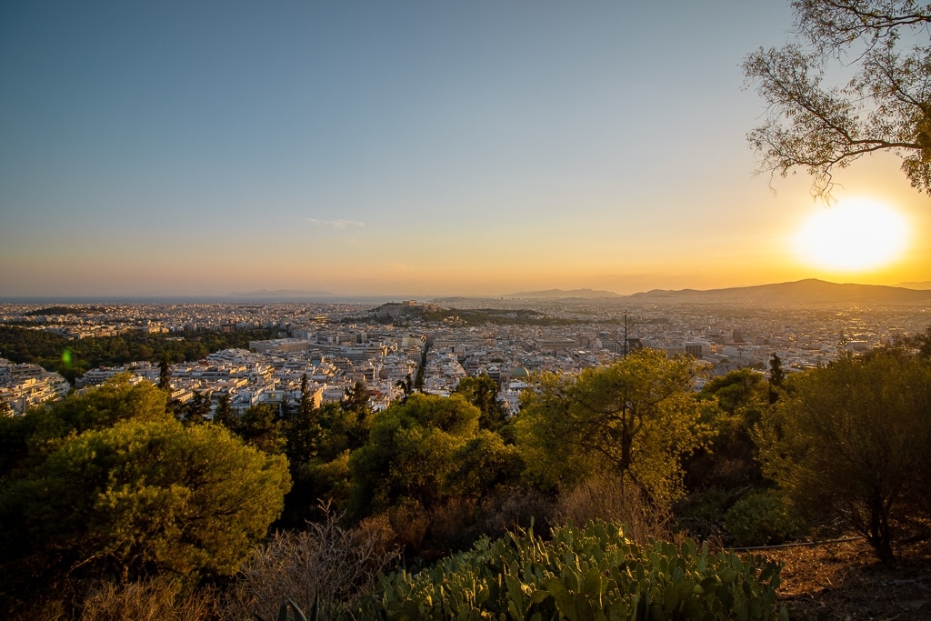 Visite Athènes : Colline Likabette