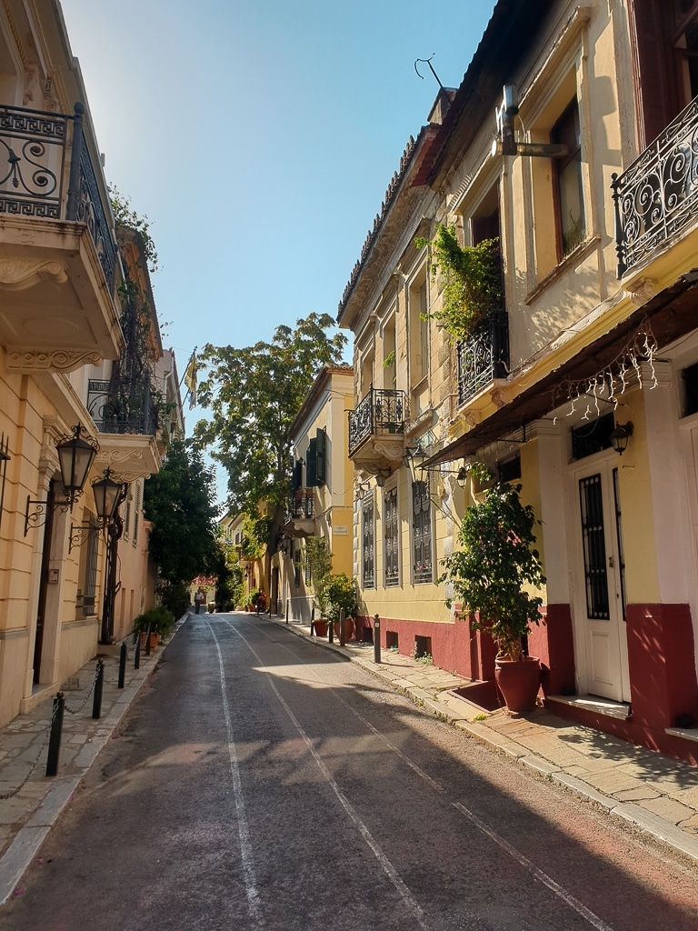 Visite d'Athènes : quartier de Plaka