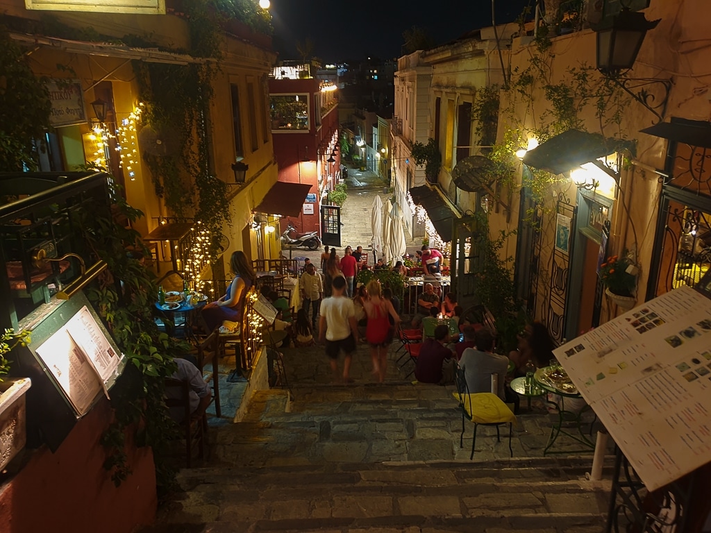 Visite d'Athènes : quartier de Plaka