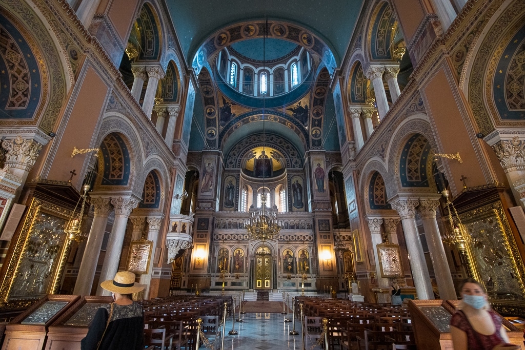 Visite d'Athènes : cathédrale d'Athènes