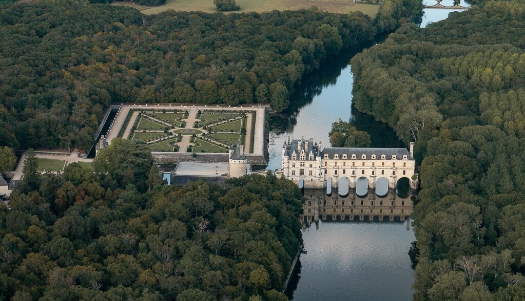 Chenonceau vu du ciel