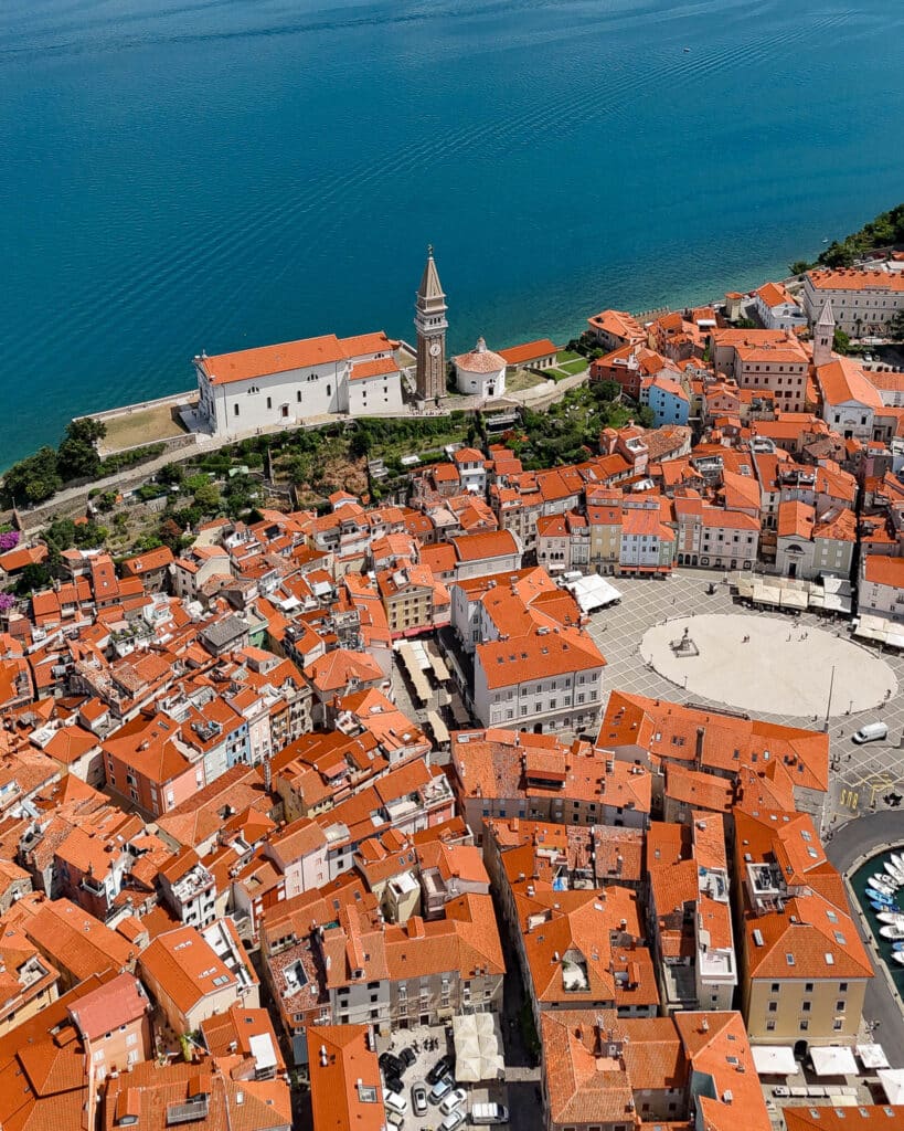 Place centrale Piran